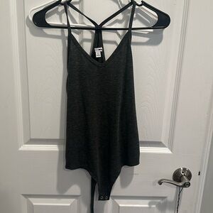 Grey fashion nova bodysuit